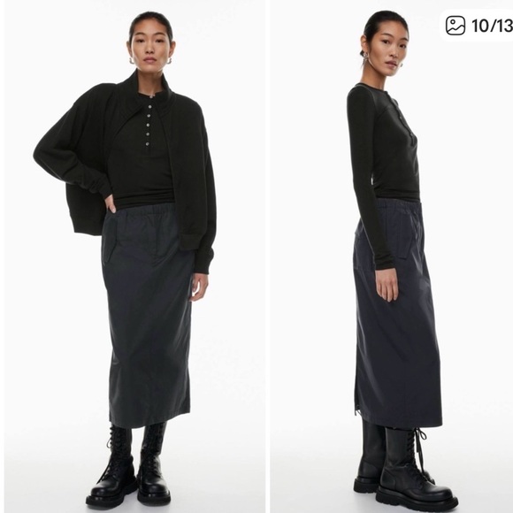 Babaton Dresses & Skirts - Aritzia The Group Babaton Light Beige
Emerson Skirt 6